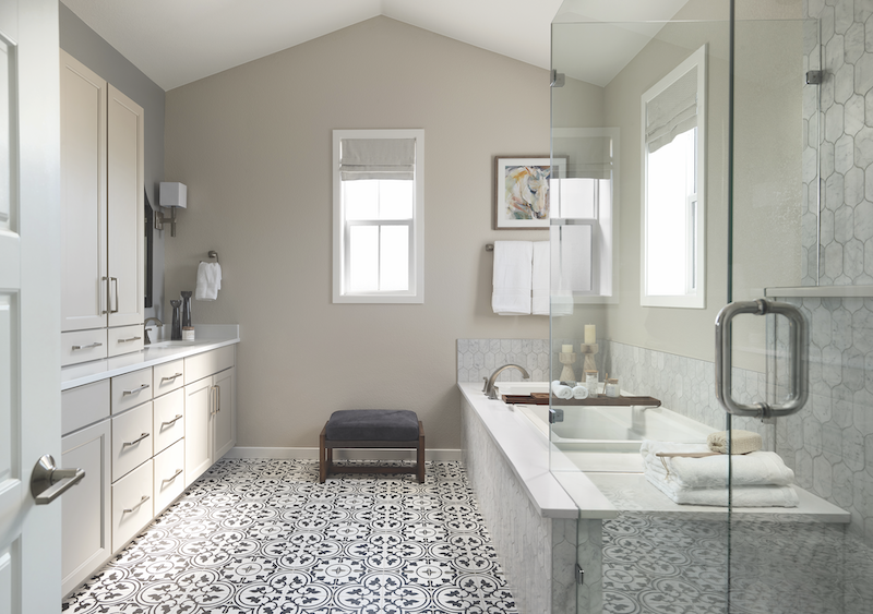 Bathroom in the Ultimate Z.E.N. Home by Thrive Home Builders, Denver