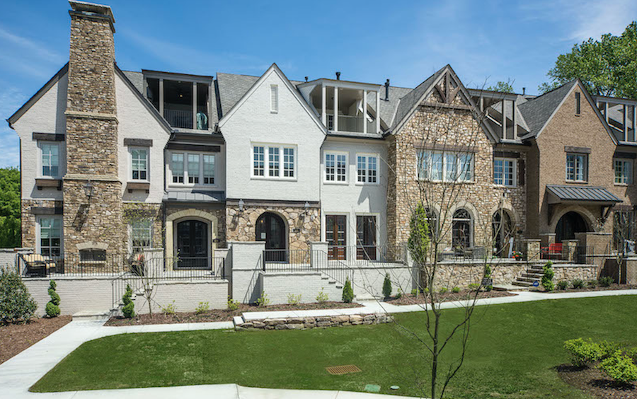 West Main Townhomes front elevation