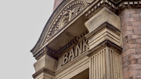 Bank outside exterior