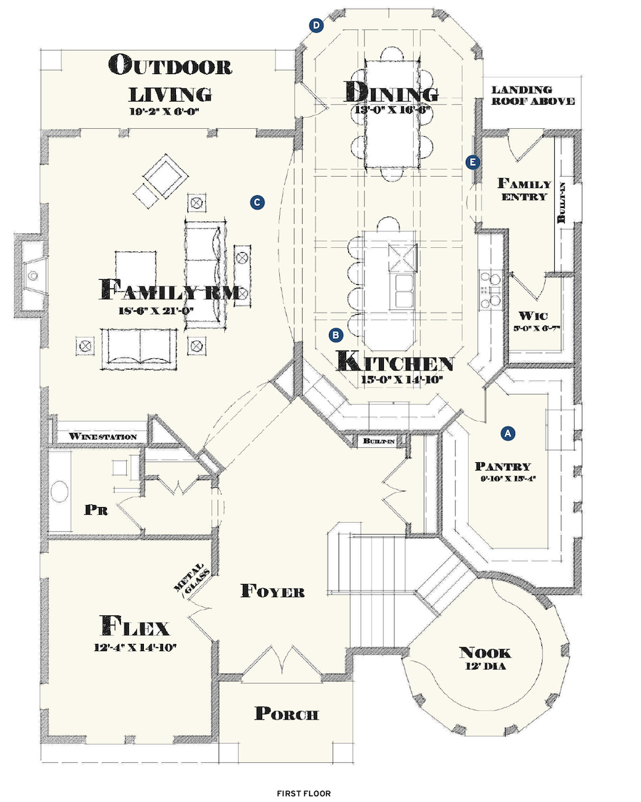 tk design kitchen floor plan