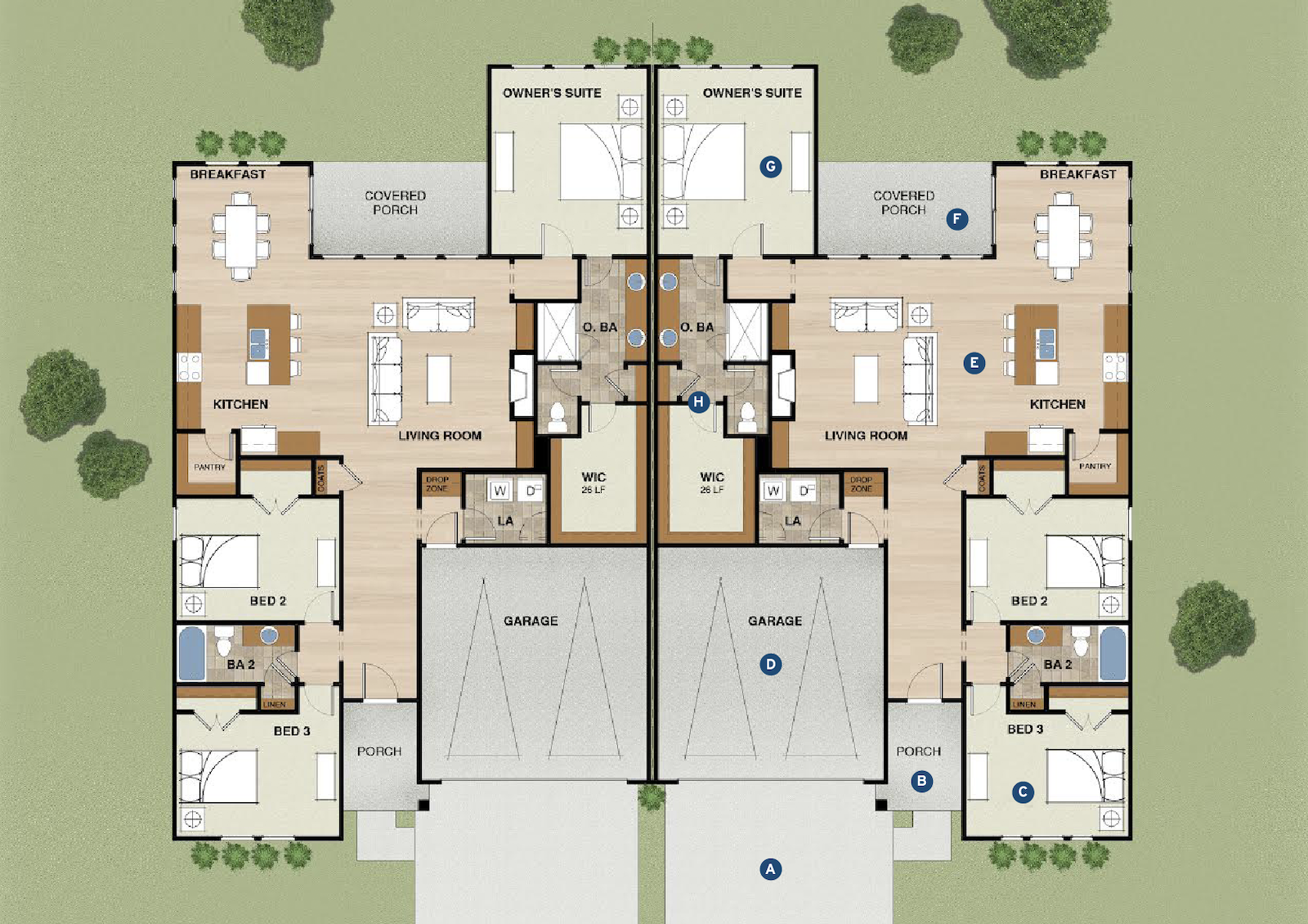 wentworth duplex design