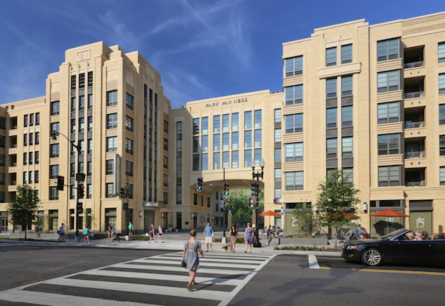 Exterior, daylight, Park Van Ness apartments