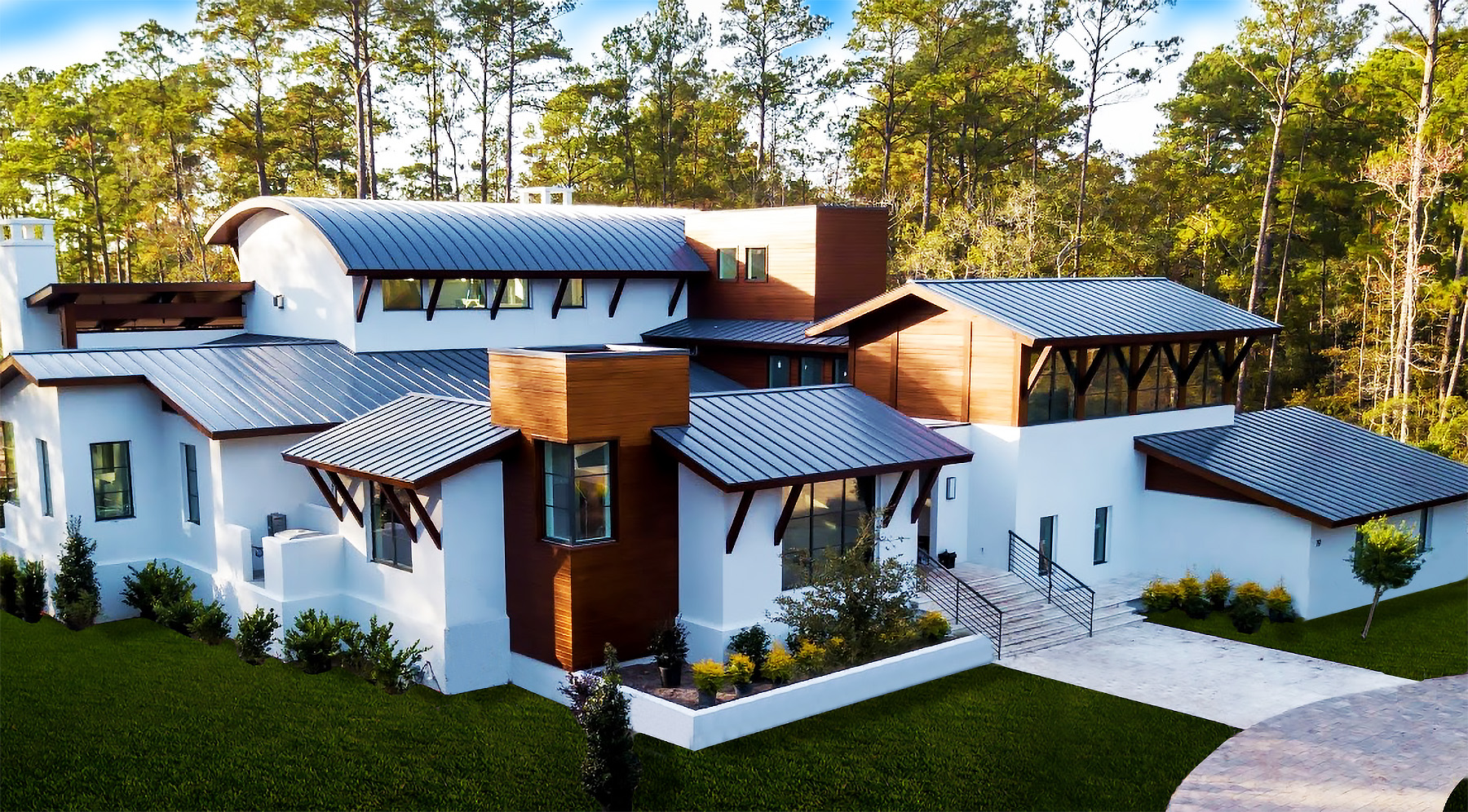 Donner Miller house with bamboo