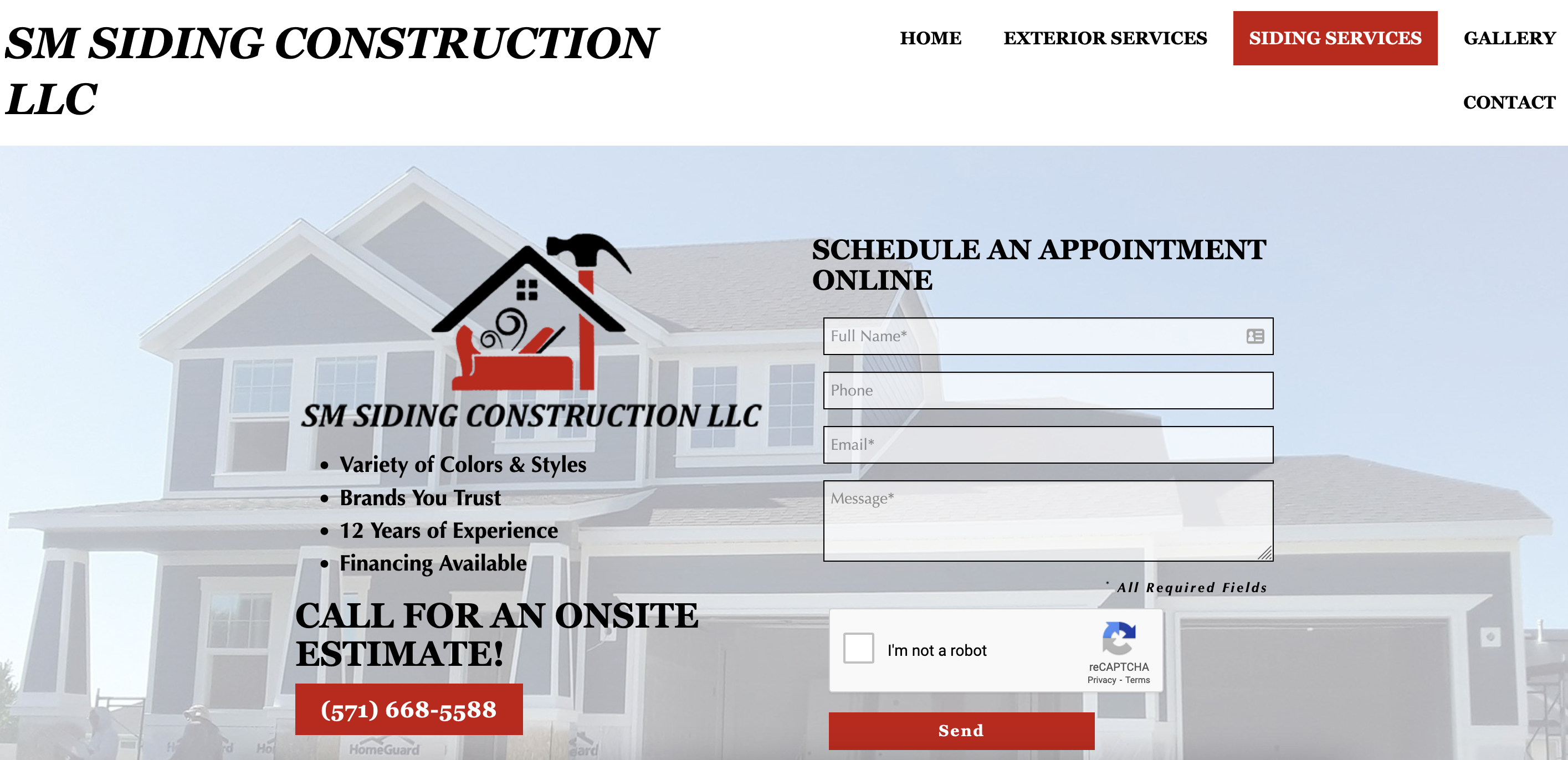 SM Siding Construction LLC Google Ads image