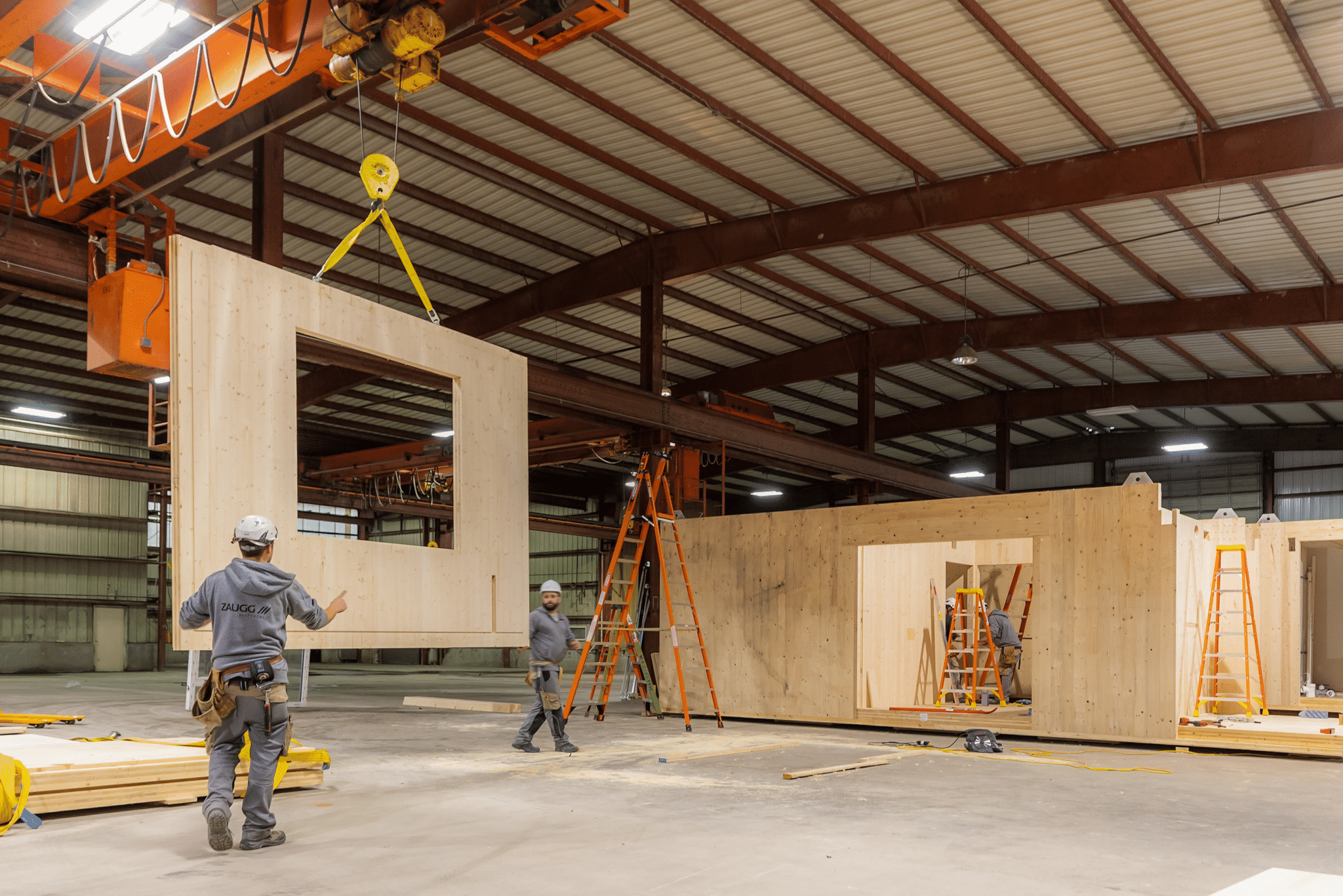 Modular mass timber prototype built in factory