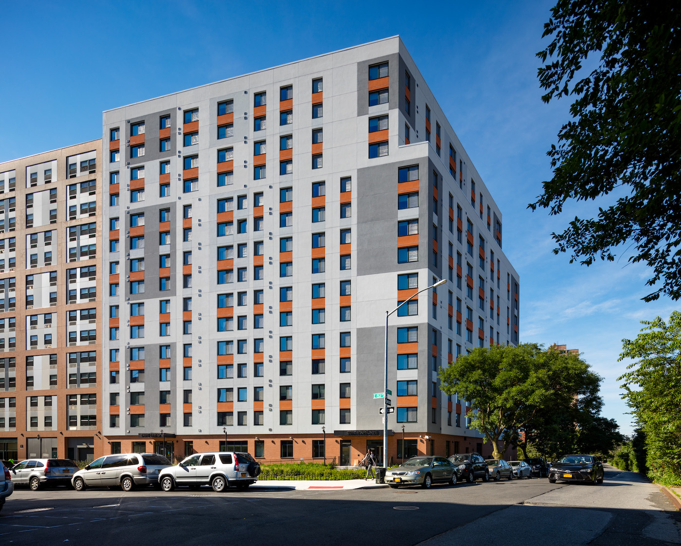 Park Avenue Green Facade, C+GA Photo ©John Bartlestone Photography