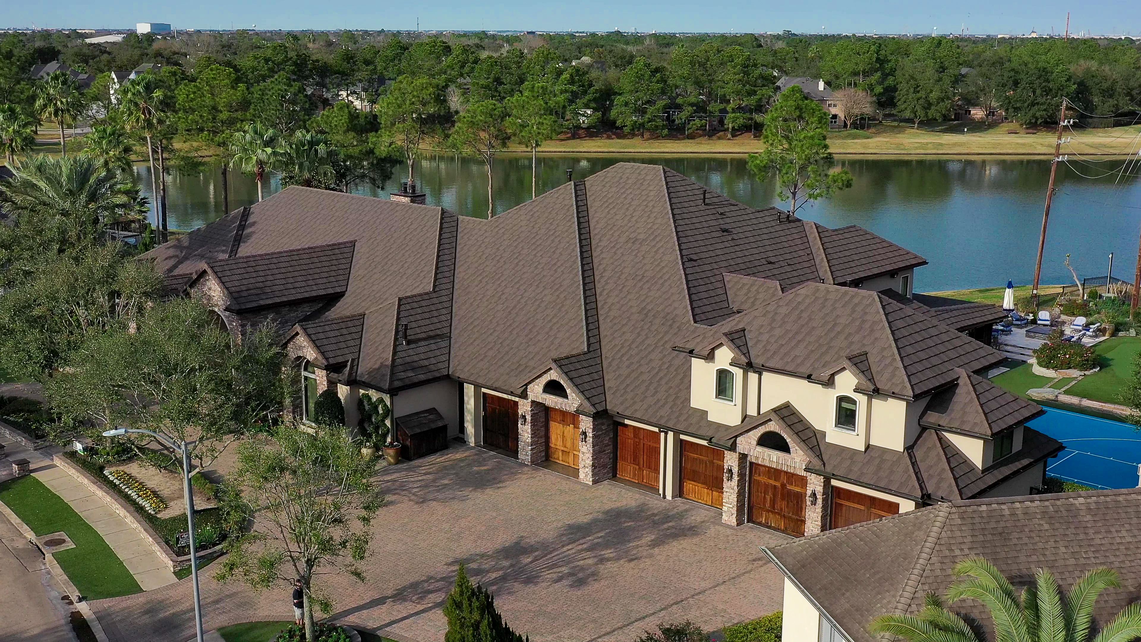 House in timberwoods