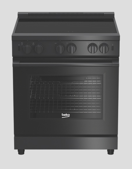 Beko Carbon Fiber Appliances 30 inch Induction Range