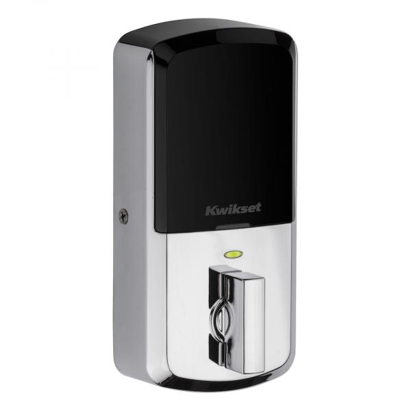 Kwikset Halo WiFi Enabled Smart Lock Polished Chrome Interior