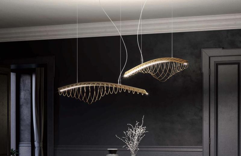 MM Lampadari Whale chandelier