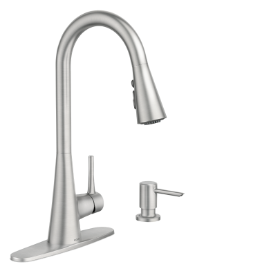 Moen Sarai spot resist pulldown kitchen faucet