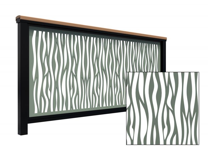 Feeney Design Rail Panel Infill Seagrass pattern