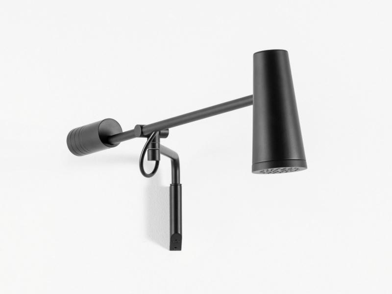 Zucchetti Closer shower faucet matte black silo