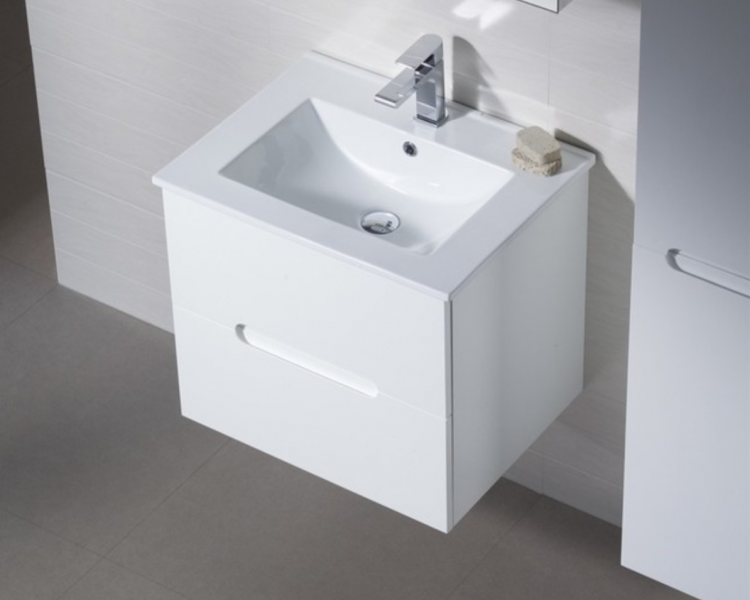 Elton Wall Mount Bath Vanity With Porcelain top