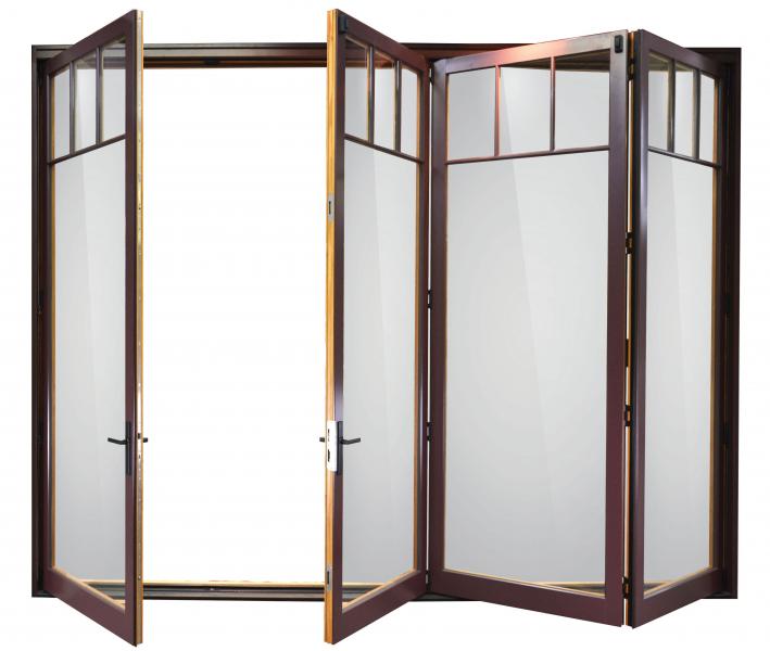 Weather Shield folding exterior door