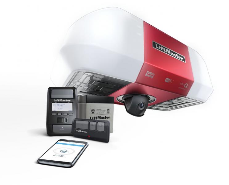 Liftmaster myQ Garage Door Opener With Smart Camera silo