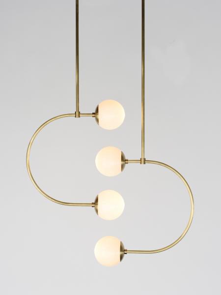 Bower C Light double ceiling pendant lit