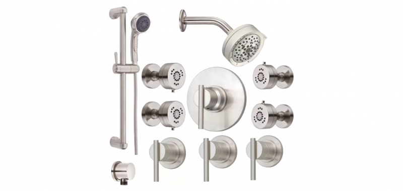 Danze parma shower spa components