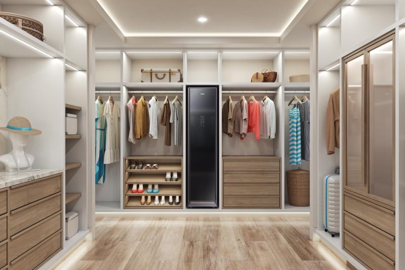 Samsung AirDresser Lifestyle Shot Closet