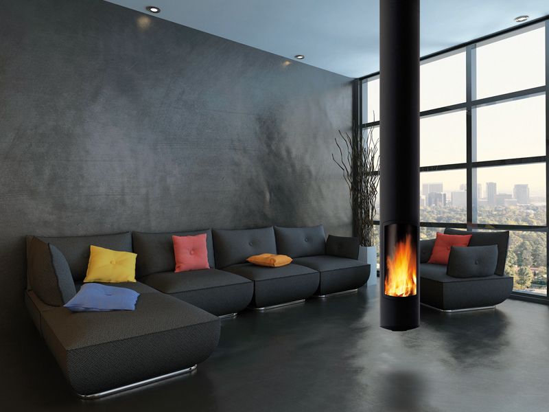 Focus Fireplaces slimfocus suspended