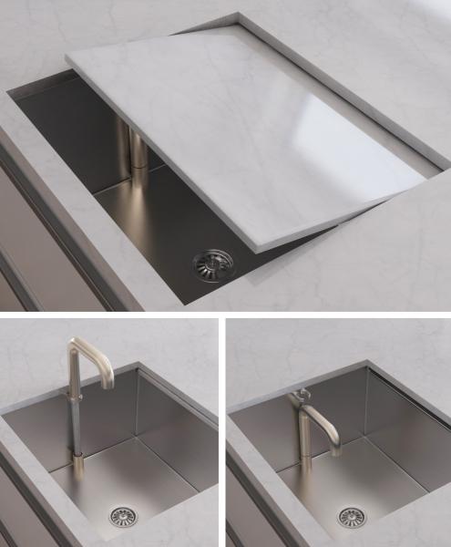 Isenberg Faucets Kitchen prep sink