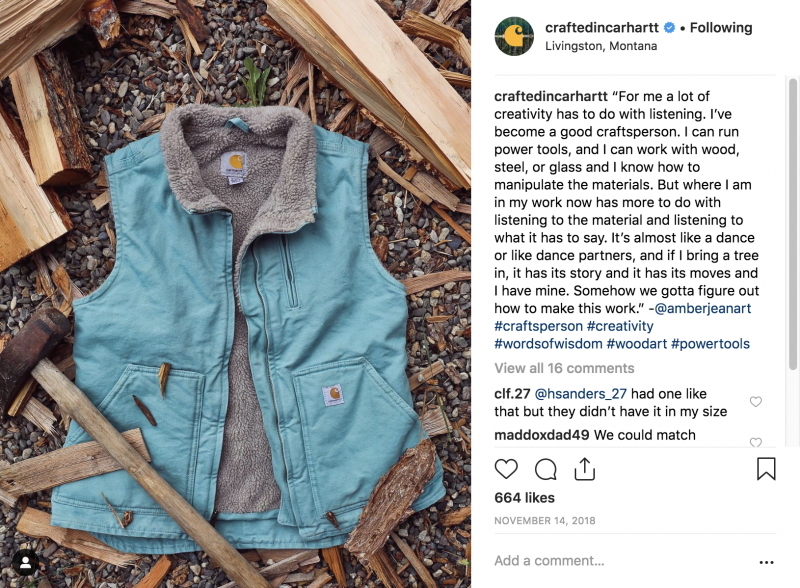 Crafted in Carhartt women's workwear vest