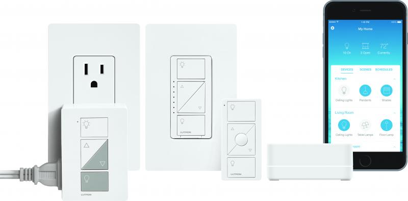 Lutron Caseta smart home lighting