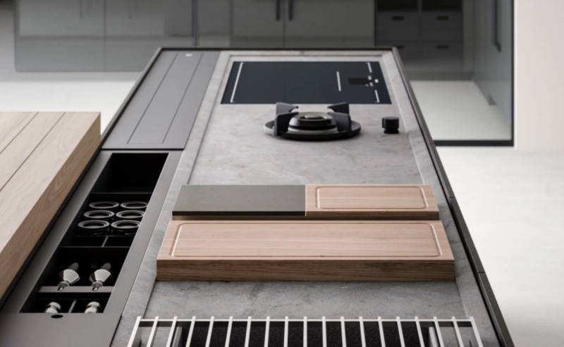 Boffi monoblock modular kitchen