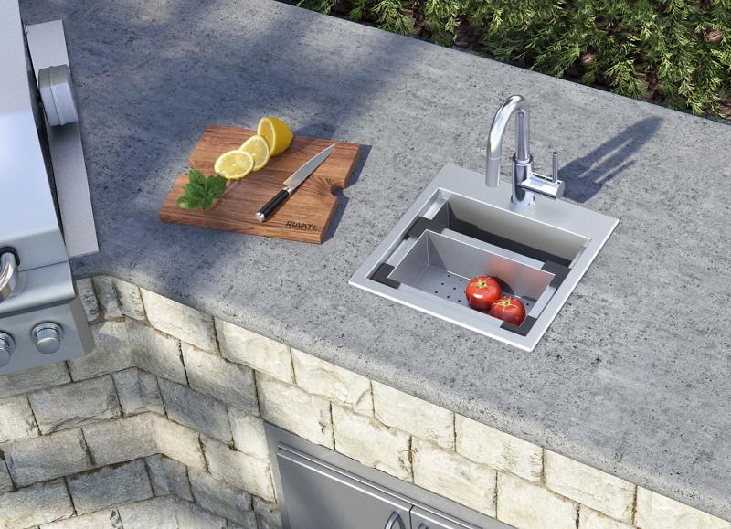 Ruvati outdoor al fresco kitchen sink