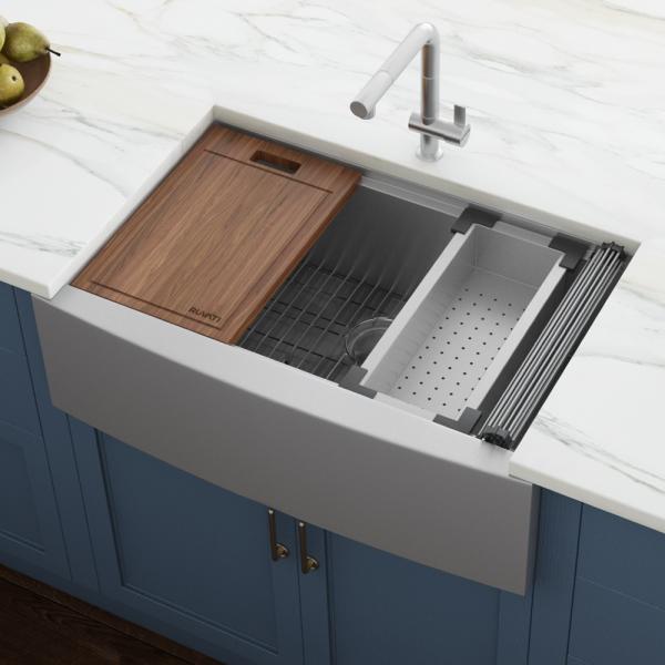 Ruvati workstation kitchen sink