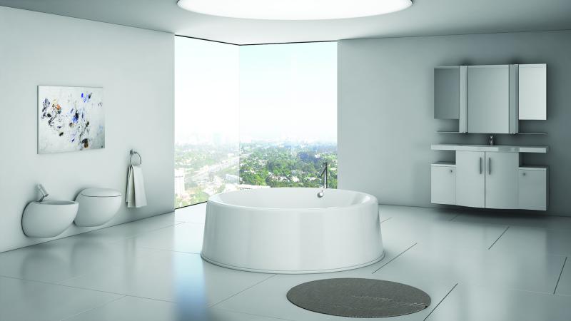 Americh oceane circle standalone bathtub