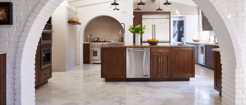 Calacatta Walker Zanger kitchen marble