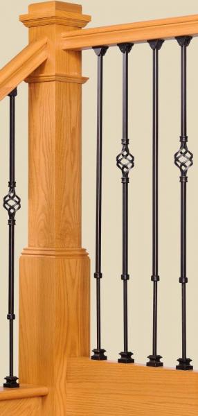 Ole iron adjustable baluster