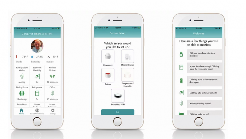 caregiver app aging in place