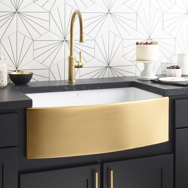 Native Trails gold farmhouse sink