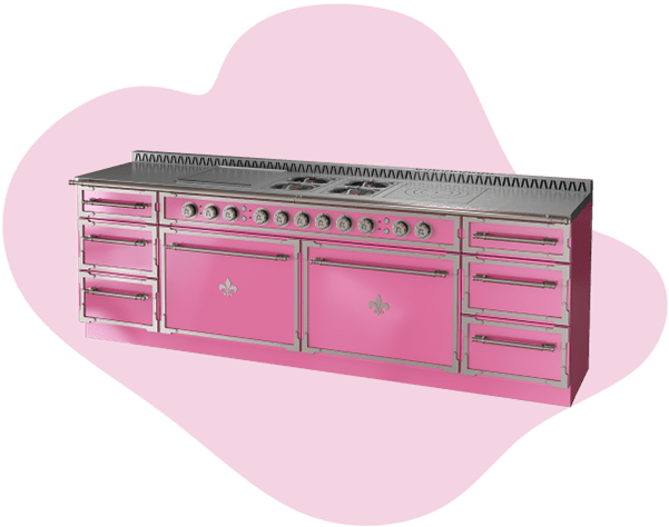 pink kitchen