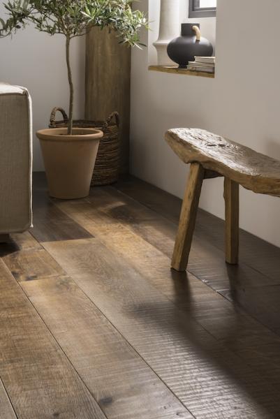 salvaged wood flooring