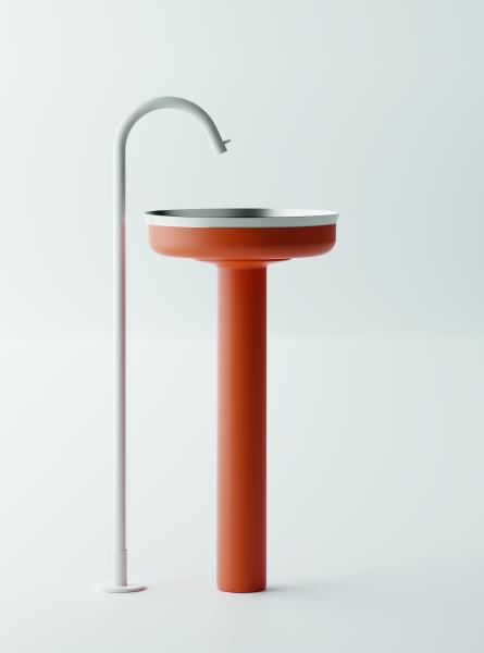 Agape Presents Undici Inox Freestanding