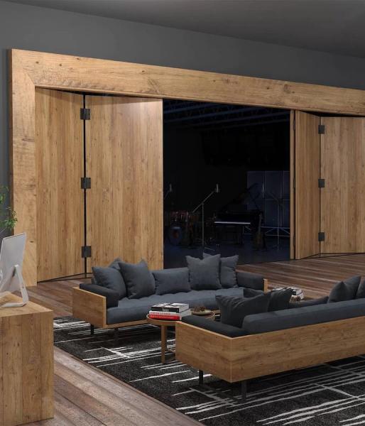 QuietSwing bi-fold door