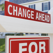 Sign indicates changes ahead for home sales commissions due to NAR settlement