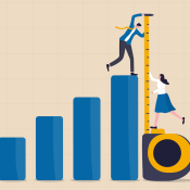 Measuring business benchmarking data