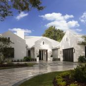 Home exterior modern white facade