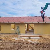 Installation of SIPanels at a Bettr Homes construction site