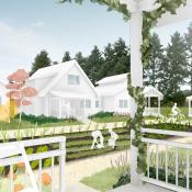 Sunnyside Cohousing community Rendering