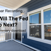 NAHB webinar about what the Fed will do next