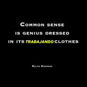 Ralph Emerson quote about common sense