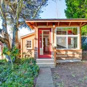 Small accessory dwelling unit in a backyard