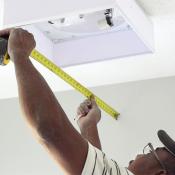 Electrician doing installation Marv Verlage / Levven Electronics