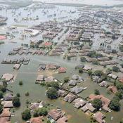 Flooding in Houston caused by Hurricane Harvey