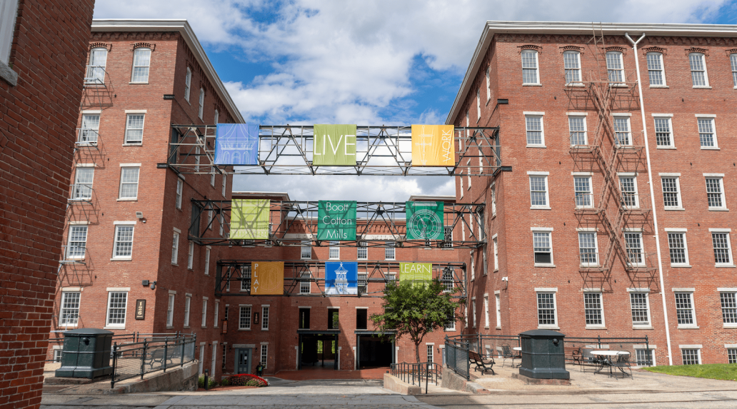 Adaptive reuse project at Boott Mills, Lowell, Mass.